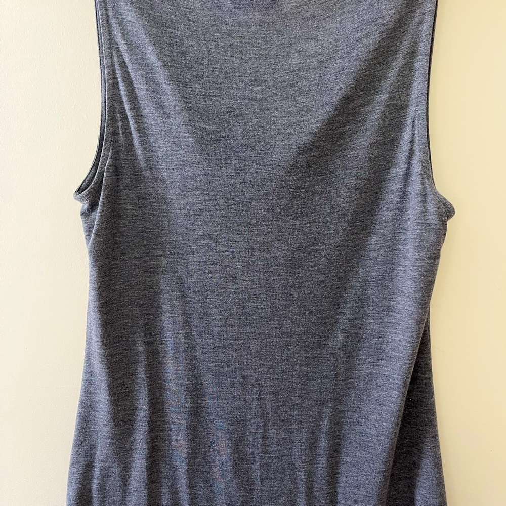 Womens sleeveless top with sequined scoop neckline. Excellent condition. - Picture 3 of 4